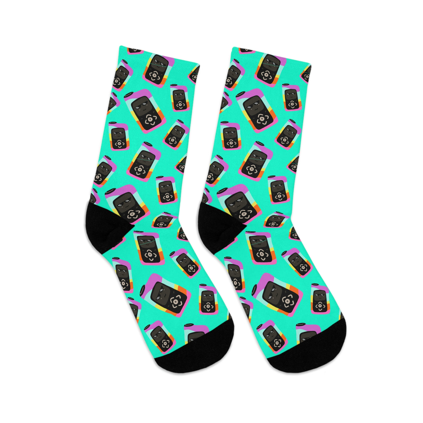 Lil'Pump Neon Green Recycled Poly Socks