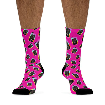 Lil'Pump Pink Recycled Poly Socks